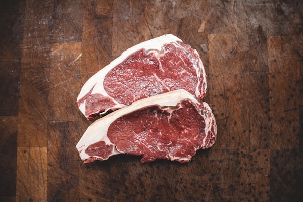 Butcher preparing premium cuts