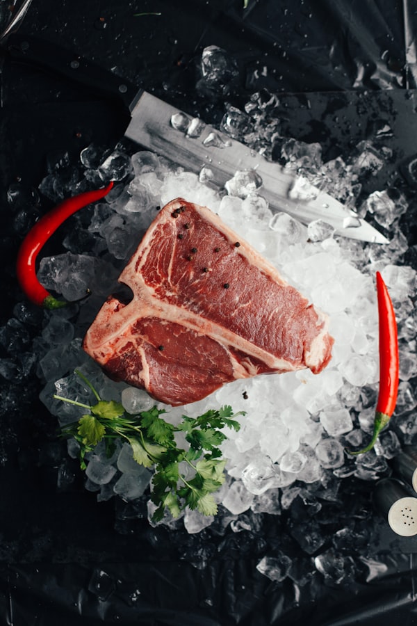 Fresh quality meats on display