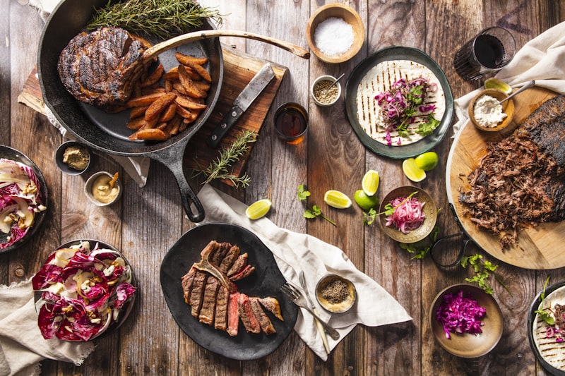 Premium meat display